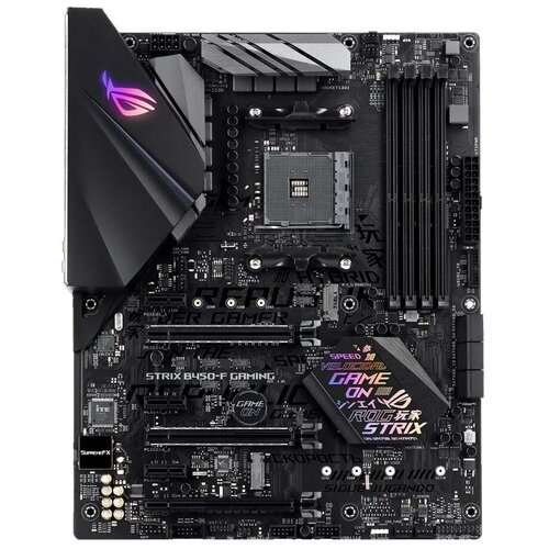 фото Материнская плата asus rog strix b450-f gaming