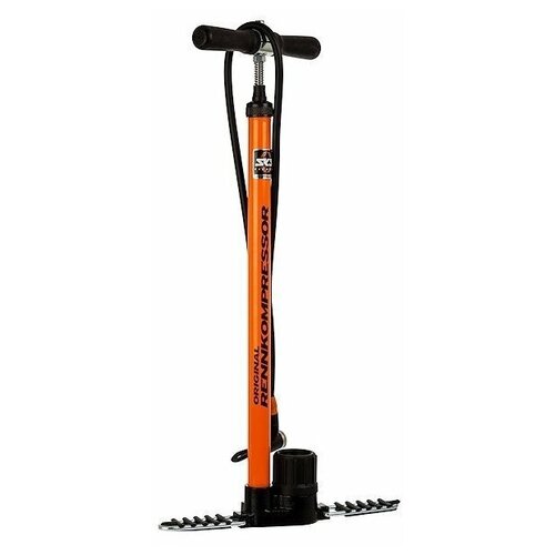 Насос ручной напольный SKS -10062 Rennkompressor с манометром 16 bar головка AVSVDV оранжевый 382000₽