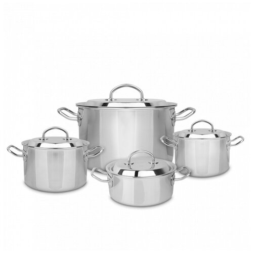 Набор кастрюль Roesle Multiply 91690 8 пр. серебристый 4
