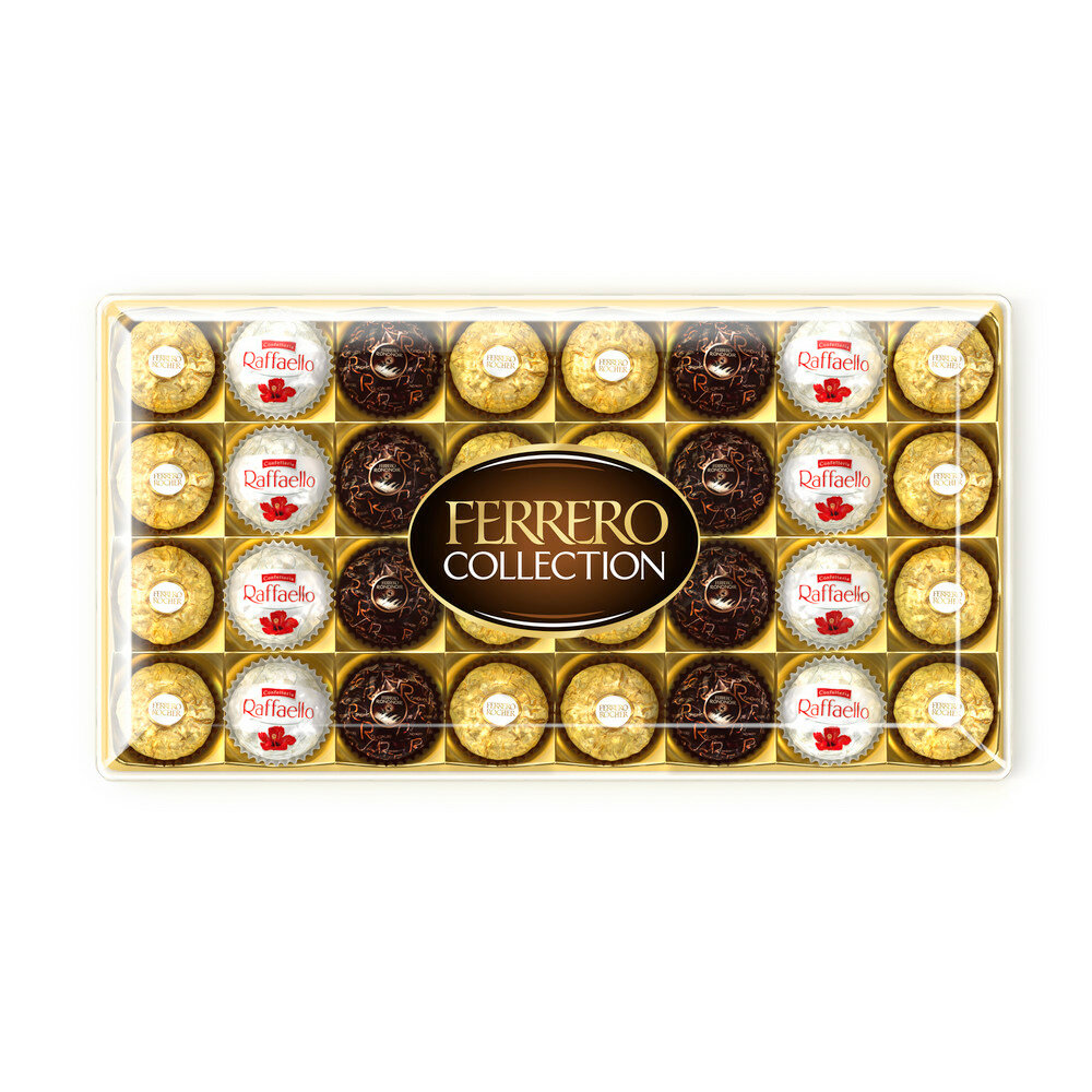 Ferrero Rocher ассорти Collection, 359.2 г, пластиковая коробка, 32 шт. в уп.