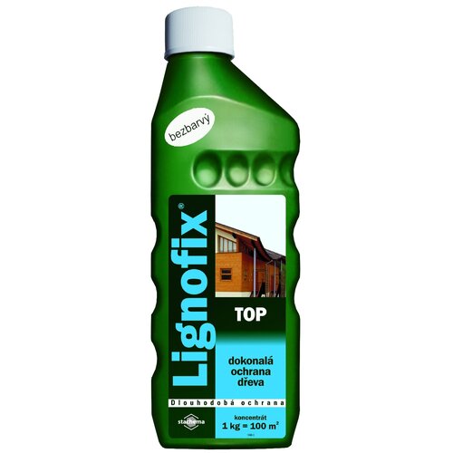 Lignofix антисептик Антисептик для древесины санирующий Top, 1 кг, 1 л, бесцветный