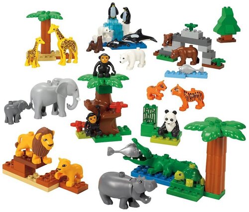 Конструктор LEGO Education PreSchool DUPLO 9218 Дикие животные, 98 дет.