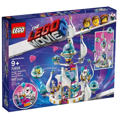 Конструктор LEGO The LEGO Movie 70838 СОВСЕМ-НЕ-СТРАШНЫЙ космический замок королевы Многолики Прекрасной, 997 дет.