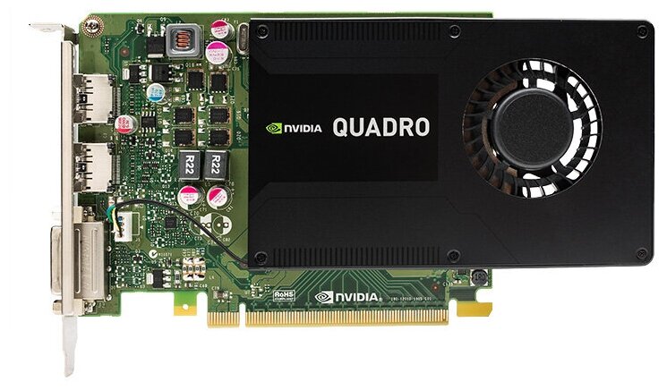 Профессиональная видеокарта nVidia Quadro K2200 PNY PCI-E 4096Mb (VCQK2200-PB)