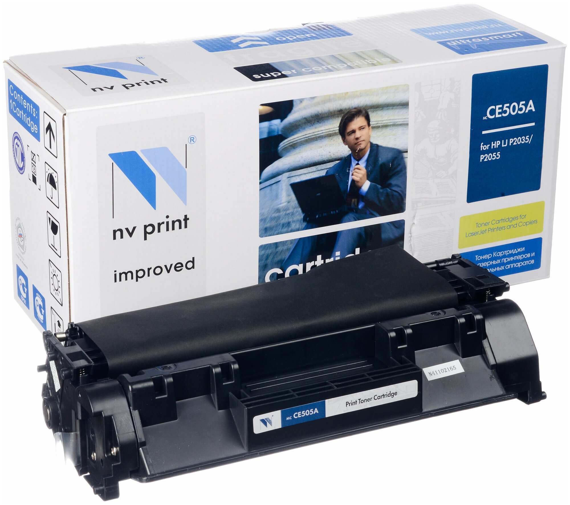 NV Print NVPrint CE505A Картридж для LJ P2055 P2035 2300 стр.