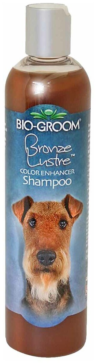 BIO-GROOM BRONSE LUSTRE SHAMPOO – Био-грум шампунь для собак с окрасом шерсти коричневого спектра (355 мл)