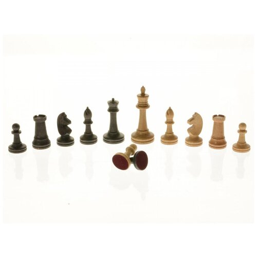 WoodGames Шахматные фигуры Российские №3, утяжеленные шахматные фигуры фемида woodgames