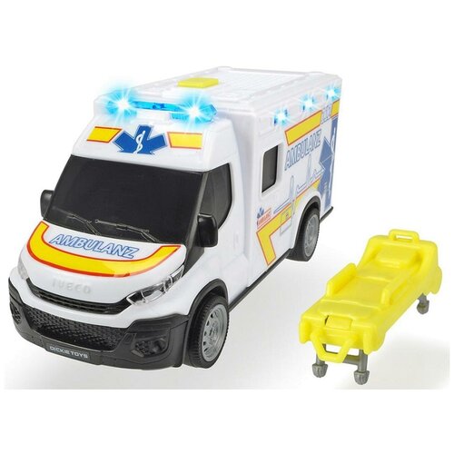 Микроавтобус Dickie Toys Скорая помощь (3713012), 18 см, белый
