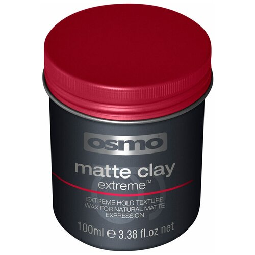 OSMO Matte Clay Extreme Глина-воск экстросильной фиксации с матовым эффектом, степень фиксации 5, 100 мл
