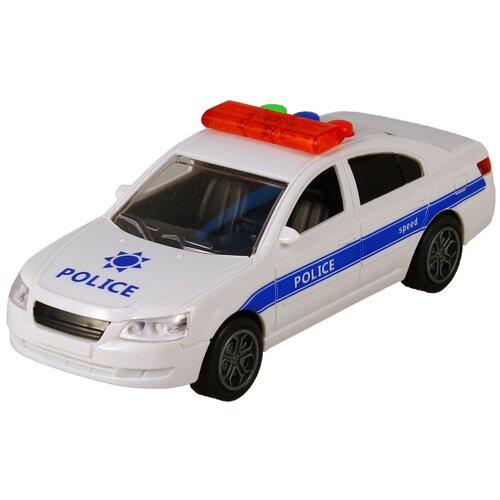 Легковой автомобиль Junfa toys Полиция (6663A), 19.5 см, белый