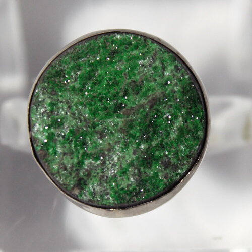 фото Кольцо true stones, гранат, размер 16.5, зеленый