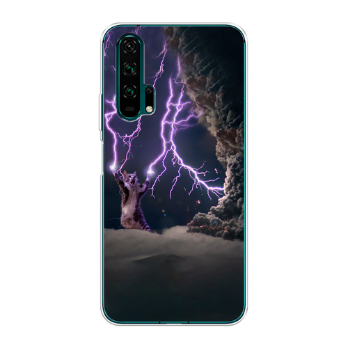 Силиконовый чехол на Honor 20 Pro / Хонор 20 Про Кот призыватель погоды силиконовый чехол на honor 30 pro plus хонор 30 про плюс кот призыватель погоды