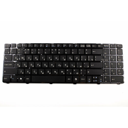 Клавиатура для DNS 0127611 черная аккумулятор для ноутбука dns 0127611