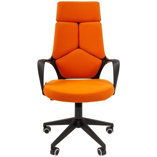 Кресло офисное Chairman 525 Россия ткань 26-24 оранжевый