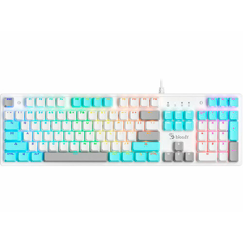 Клавиатура A4Tech Bloody S510N Icy White USB 521300₽