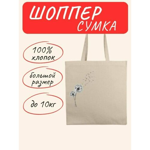 Сумка шоппер Правила Успеха, голубой, серый