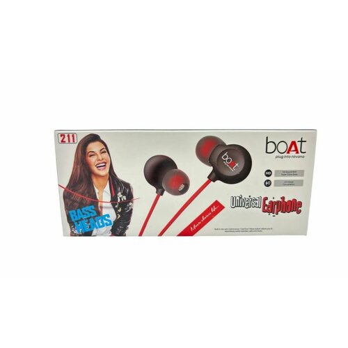 Наушники проводные с микрофоном 211 BOAT SUPER BASS 36100₽