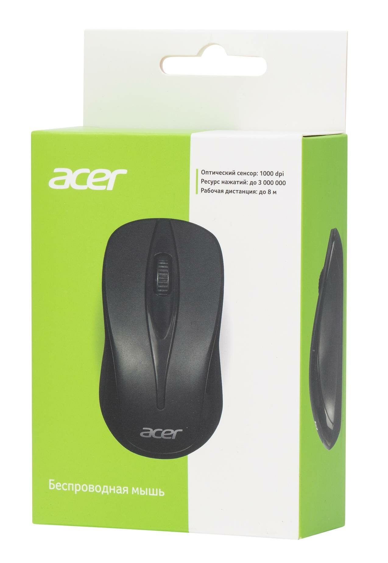 Мышь Acer OMR131, черный (zl.mceee.01e) - фото №7
