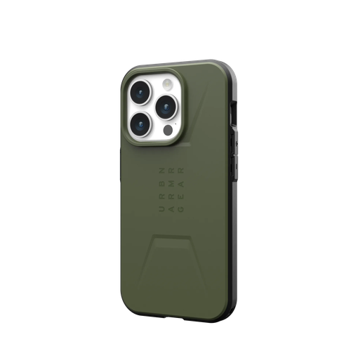 Противоударный чехол UAG Civilian для iPhone 15 Pro (Olive Drab)