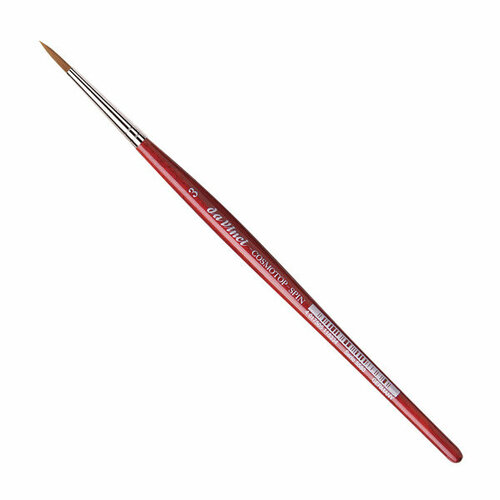Кисть синтетика круглая Da Vinci 5580 Cosmotop-Spin, короткая ручка, № 3