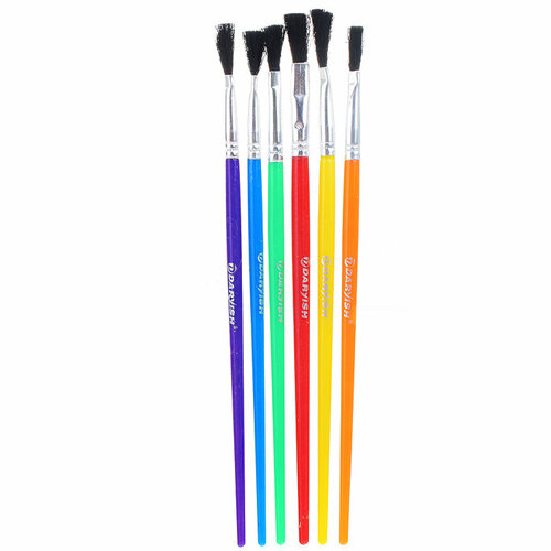 Кисти набор 6штуп синтетика 174₽