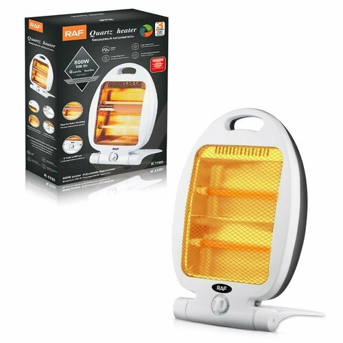 Кварцевый обогреватель 1190 нагреватель электрический 800Вт Защита от перегрева и опрокидывания 2 нагревательных элемента 2 температурных режима 167900₽