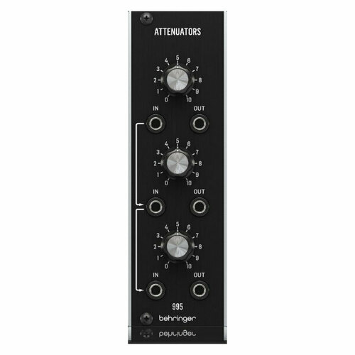 Модульный синтезатор Behringer 995 Attenuators модульный синтезатор behringer 994 multiples