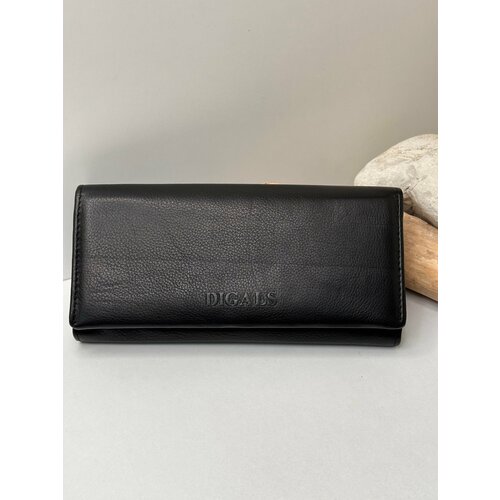 фото Кошелек digals, фактура гладкая, черный