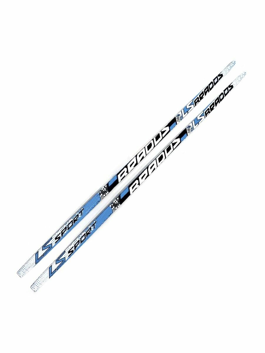 Лыжи беговые 180 см STC, Brados LS Sport 3D black/blue, 2021-2022