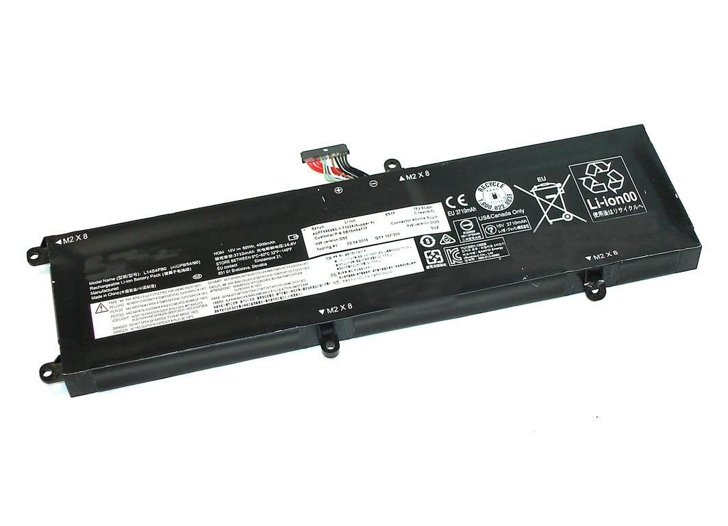 Аккумулятор для ноутбука Lenovo 14-ISK 15-ISK серий (L14S4PB0) 15V 60Wh