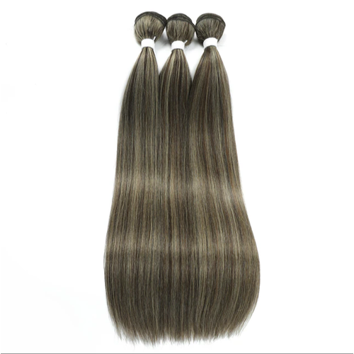 Биопротеиновые волосы (био-волосы) русый 90см пучок волос для афро пучка шиньон аксессуары короткий кулиска хвост синтетический кудрявый хвост накладные волосы для женщин