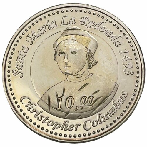 Редонда 10 долларов 2009 г. (Христофор Колумб) (2)