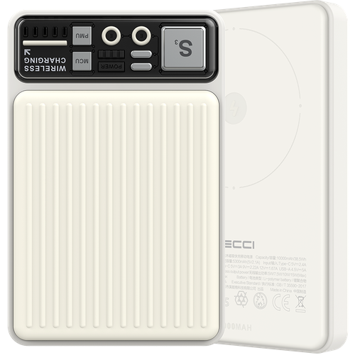 Внешний беспроводной аккумулятор RECCI Astro Boy Magnetic 15W 10000 mAh SCP225WPD20W Cream 4820₽