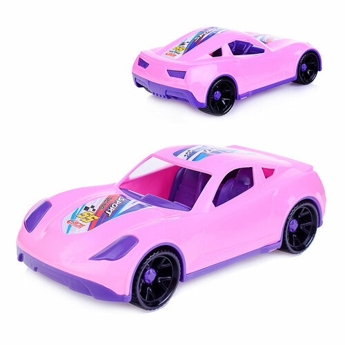 Машинка Turbo V розовая