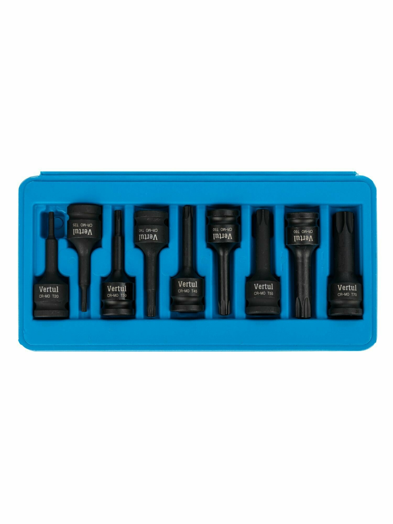 Набор ударных головок TORX T20-T70 9пр. VR50256 — фото 1