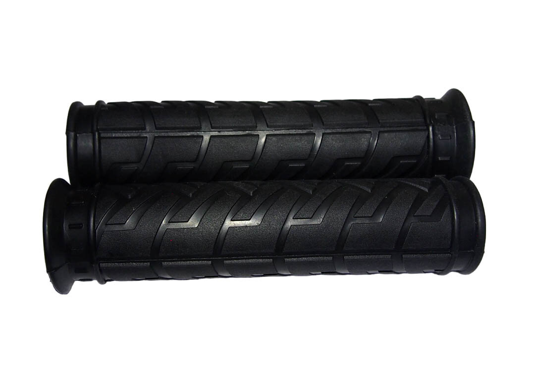фото Грипсы 120мм, ПВХ (d-22.2), чёрные HUALONG