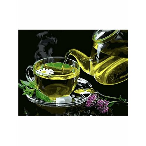 фото Картина по номерам 000 art hobby home травяной чай 40х50