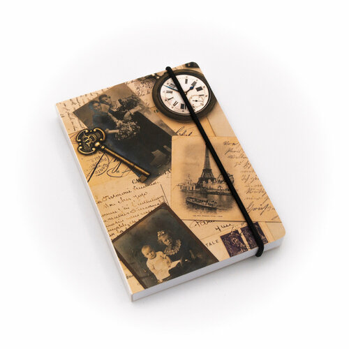 Блокнот на резинке Часы