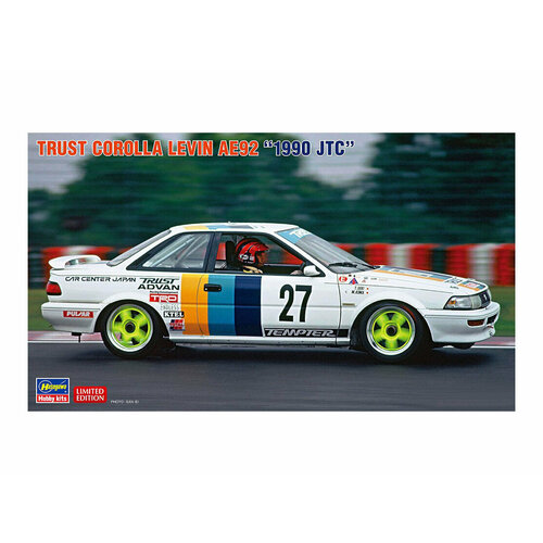 20564 Hasegawa Автомобиль trust Corolla Levin AE92 (1:24) nu 24025 nunu model kit автомобиль toyota corolla levin ae92 1 24