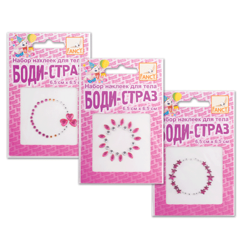 Fancy Creative Наклейки для тела боди-страз 65 х 65 см 267₽
