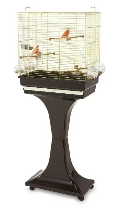 Клетка Imac Camilla 50х30х57см коричневый/золотой