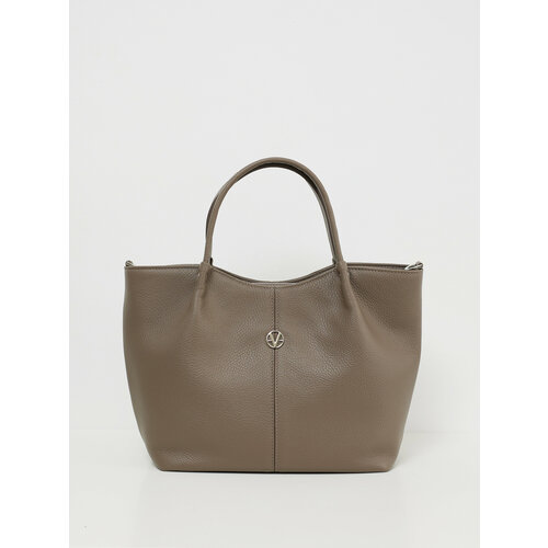 фото Сумка сэтчел afina 685, фактура зернистая, бежевый