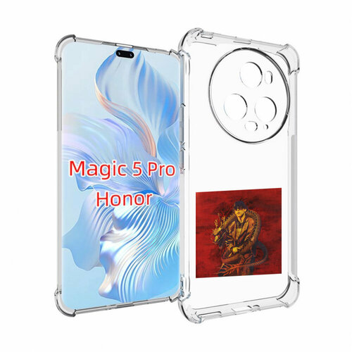 Чехол MyPads Dragonborn Big Baby Tape для Honor Magic 5 Pro задняя-панель-накладка-бампер чехол mypads bandana i big baby tape для honor magic 5 lite honor x9a задняя панель накладка бампер