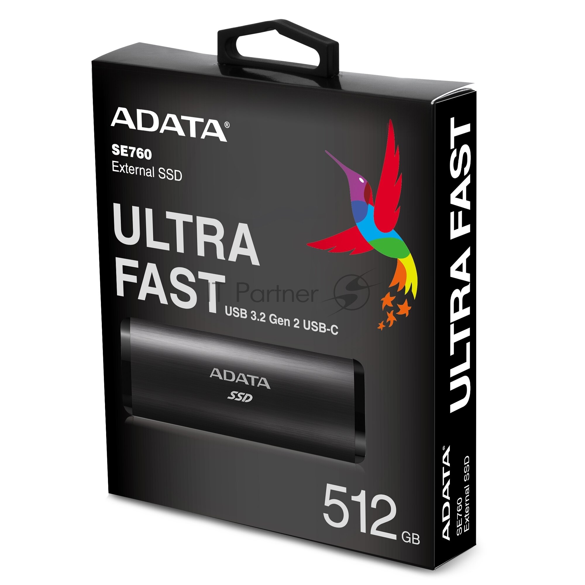 SSD накопитель A-DATA SE760 512ГБ, 1.8", USB Type-C - фото №16