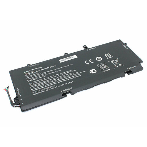 Аккумулятор для ноутбука HP Elitebook 1040 G3 (BG06XL) 11.4V 3200mAh аккумулятор для hp elitebook folio 1040 org 11 55v 5800mah p n be06xl hstnn db7y hstnn ib7v