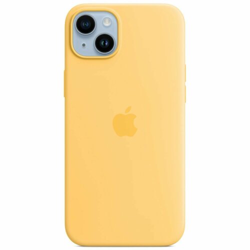 Чехол Apple iPhone 14 Plus Silicone MagSafe Sunglow (MPTD3) чехол apple silicone case with magsafe для iphone 14 plus sunglow