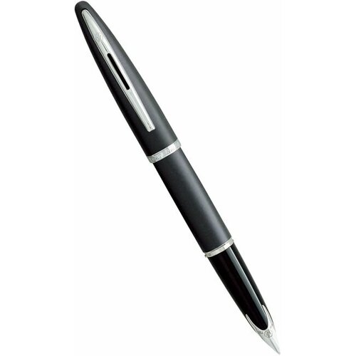 Waterman S0700440 Перьевая ручка waterman carene, charcoal grey st (перо f)