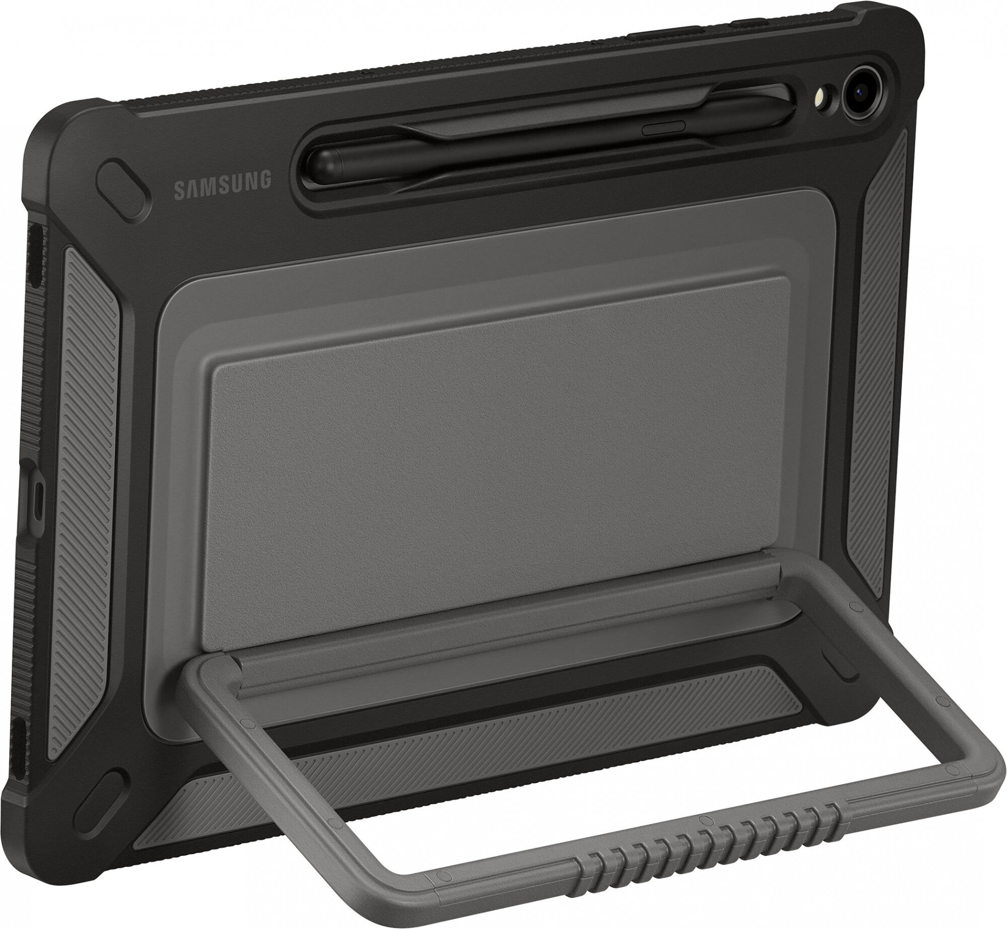 Чехол Samsung для Galaxy Tab S9 Outdoor Cover, поликарбонат, титан (EF-RX710CBEGRU)