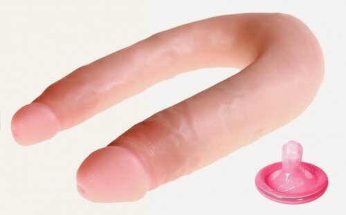 Изображение товара Малый двусторонний гибкий фаллос Small Double Trouble