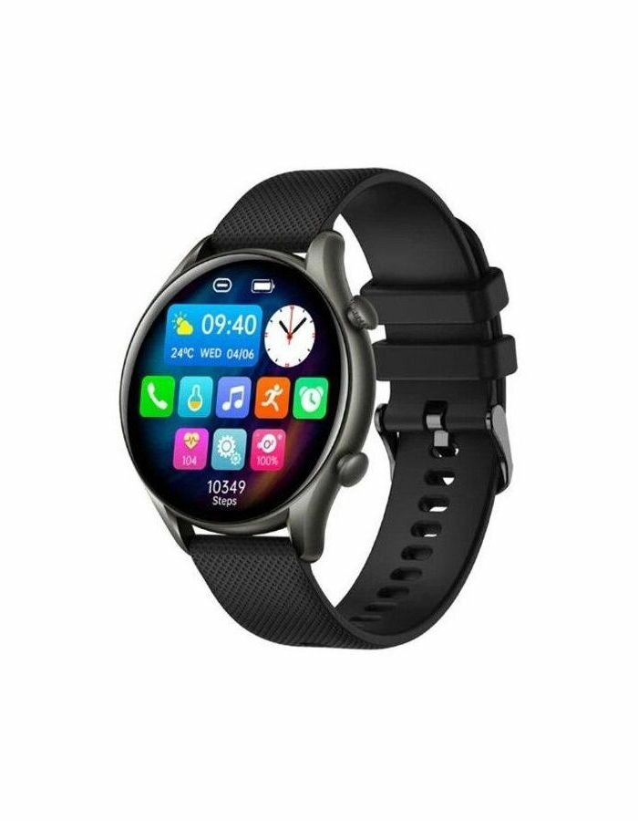 Умные часы Colmi i20 Silicone Strap Black-Black